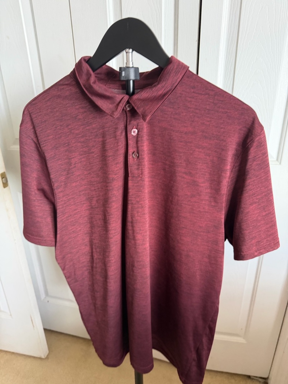 Old Navy Men’s Heathered Maroon Polo